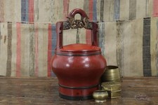 Late 19th Century Chinese Red Wedding Basket (4)