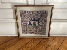 Small 19th Early 20th Century Needlepoint With Spaniel Dog Small 19th Early 20th Century Needlepoint With Spaniel Dog - Image 1