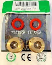 2 Pack Brass 3/4 Inch GHT Hose Bibb Connector Backflow Preventer Vacuum BreakerE