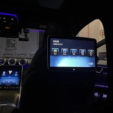 Android Headrest Monitor For Mercedes Benz C Class W206 Car TV Rear Seat Player
