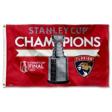 Florida Panthers 2024 Stanley Cup Champions Large Outdoor Flag