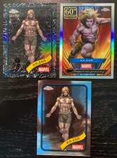 2025 Topps Chrome Marvel #84 Ka-Zar Spider Web Refractor /399 & 60th Anniversary