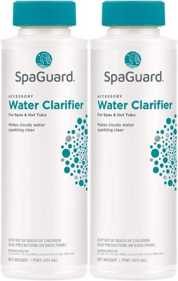 SpaGuard Water Clarifier 1 Pint 2-Pack for Spas & Hot Tubs