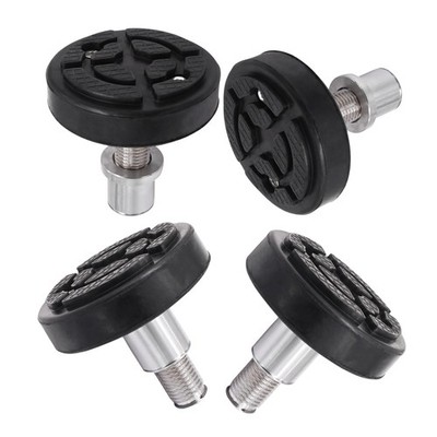 Car Hoist Tray Rubber Elevation Feet Pads Set of 4 with 38mm Shaft
