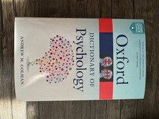 Image of Dictionary of Psychology Oxford Andrew Colman Paperback