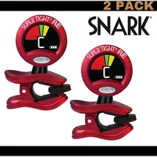 2 PK Snark ST-2 Super Tight Rechargeable Clip-On Chromatic Tuner All Instruments