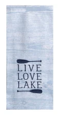 Kay Dee Designs Live Love Lake Embroidered Tea Towel