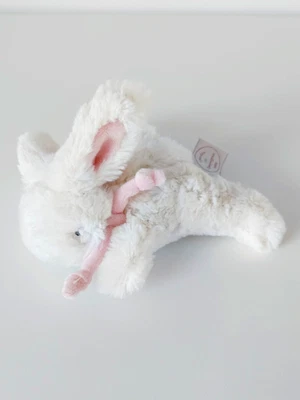 Peluche/Doudou Et Compagnie Petit Lapin Blanc Et Rose Bonbon 15cm  Philips Avent - Photo 1/4