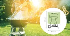Green Kettle Barbeque Cover Protector Garden Water Resistant Outdoor Medium BBQ