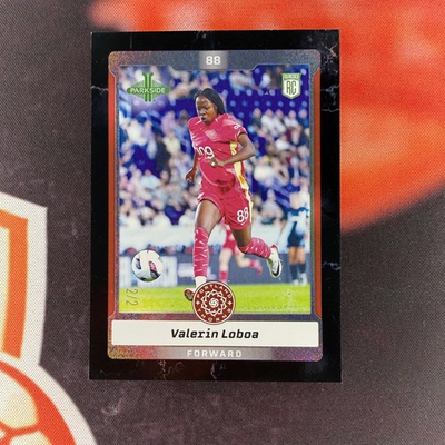 #ad #ad 2025 Parkside Valerin Loboa ROOKIE 2 2 ONYX BLACK SSP 🔥 NWSL Thorns FC #324 $48.50