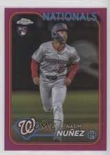 2024 Topps Chrome Update Magenta Refractor /399 Nasim Nunez Nuñez #USC173 12yh