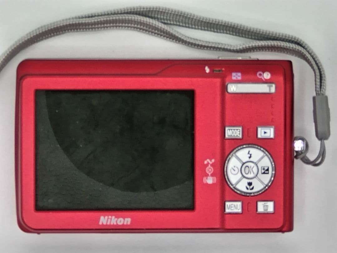 Nikon COOLPIX S200 Compact Digital Camera Wine Red 3x Zoom Tested