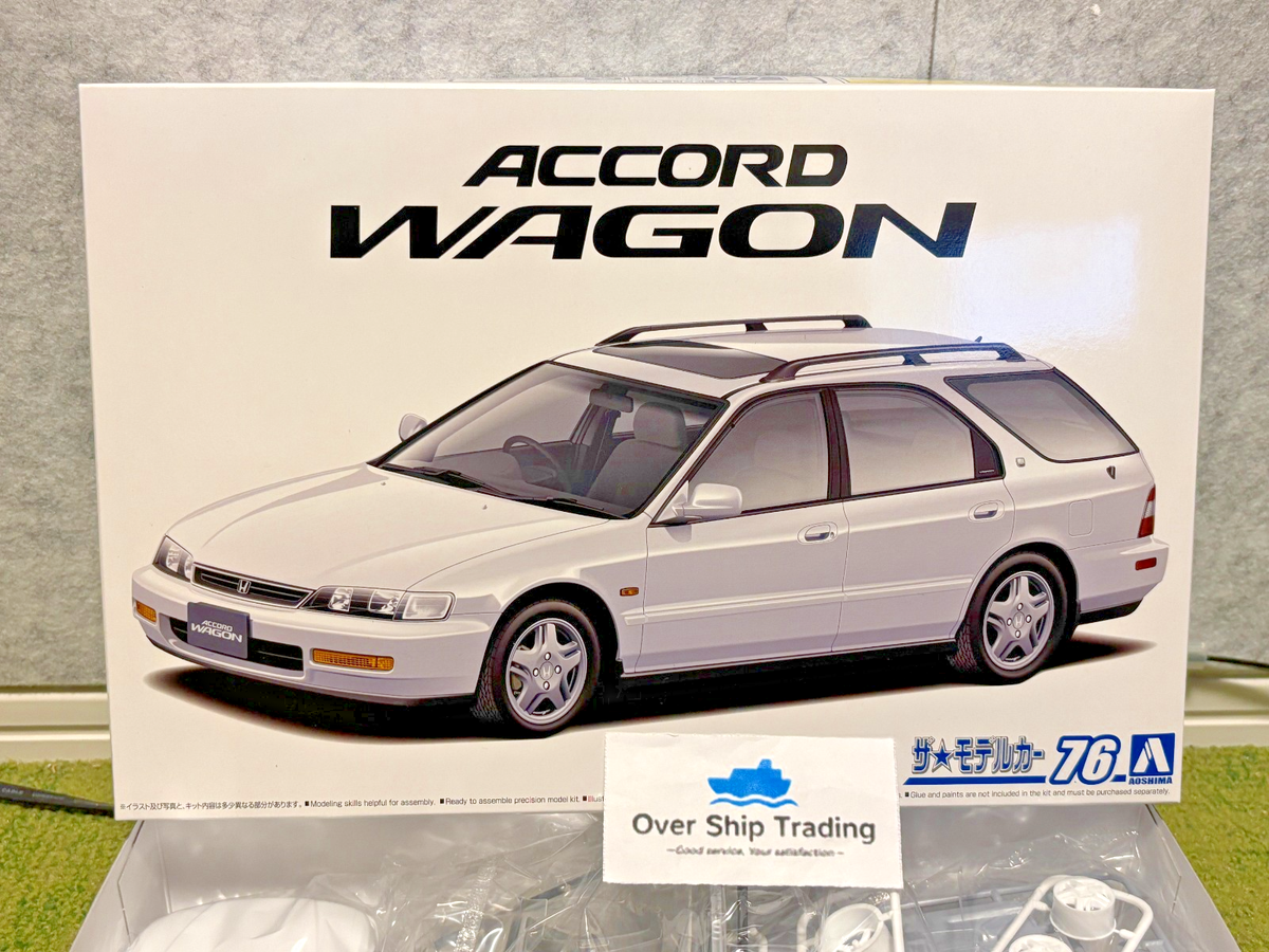 Aoshima No.76 Model Car Honda CF2 Accord Wagon SiR 1/24 Scale