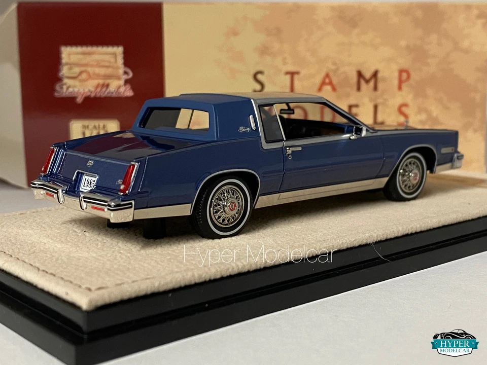 STAMP-MODELS 1/43 CADILLAC ELDORADO BIARRITZ 1985 MEDIUM BLUE STM85001 - Immagine 3 di 3