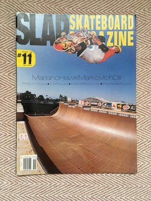 Slap Skateboarding Magazine Nov 1998, Bucky Lasek cover