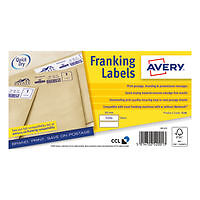 Image of Avery Franking Label 140x38mm 2 Per Sheet White (Pack of 1000) FL01