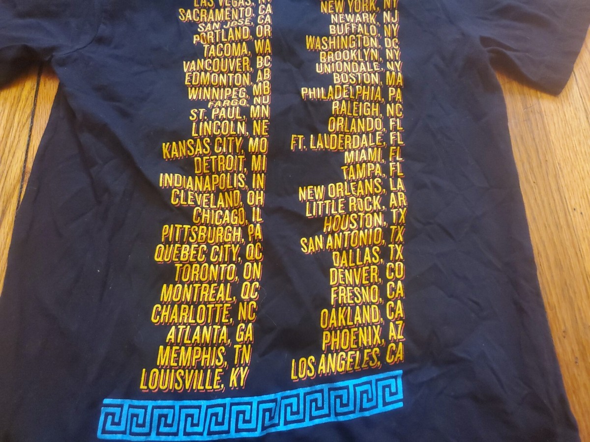 Bruno Mars T-Shirt Size S Black 24K Magic World Concert Tour Merch
