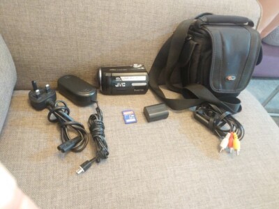 JVC EVERIO GZ-MS215 CAMCORDER BOXED SDHC CARD DIGITAL VIDEO CAMERA 