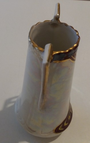 Jugendstil Porzellan Vase mit Modell Nummer um 1900 - Bild 9 von 10