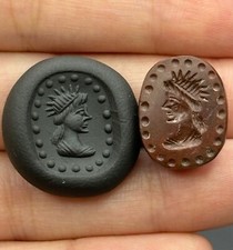 Ancient Egyptian Amazing Agate Amulet intaglio Seal old unique Scarab Stamp Bead