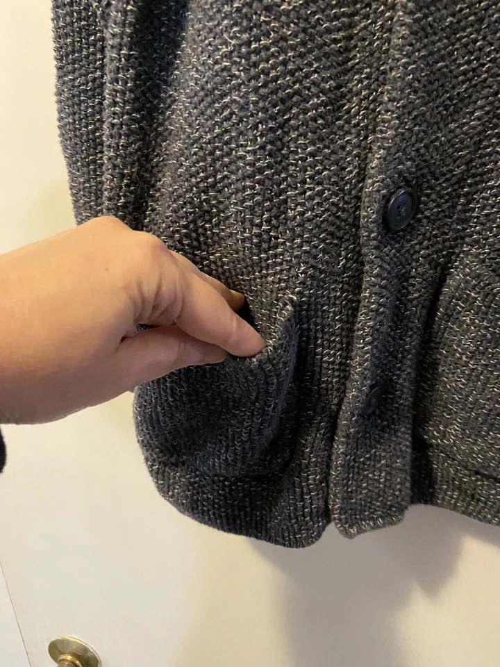 Suéter cárdigan azul Tea Collection M para niños Foto 3 de 4