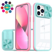 For Motorola Moto G Stylus 5G 2024 Hybrid Sliding Camera Clear TPU Case Cover