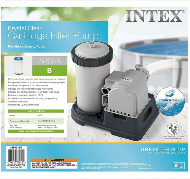 Intex 28635EG Krystal Clear Cartridge Filter Pump For Sale Online EBay