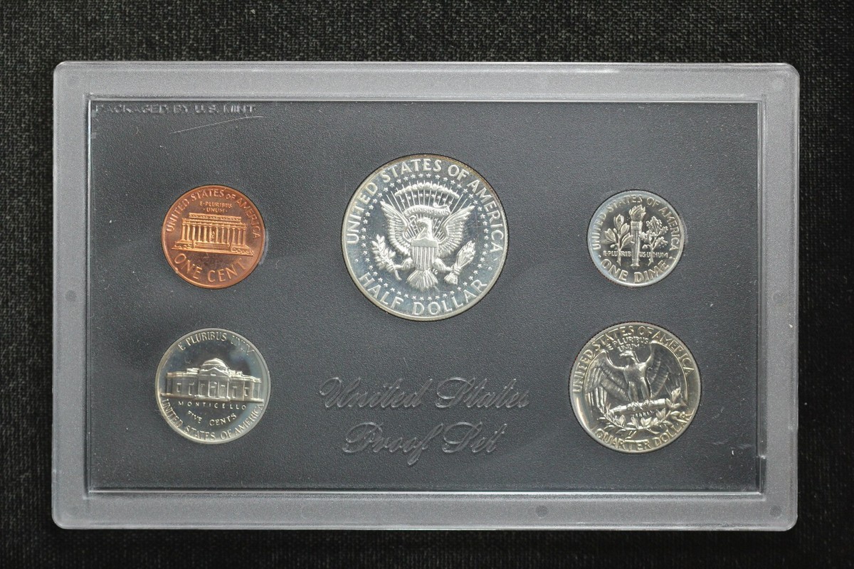 1970-S US Proof Set Doubled Die Obverse Kennedy Half Dollar FS-101