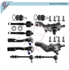 For Toyota Sequoia Toyota Tundra 10Pcs Tie Rod End Steering ball joint sway bar