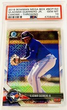 2018 Bowman Chrome Mega Vladimir Guerrero Jr. Mojo Refractor PSA 10 x4 Available