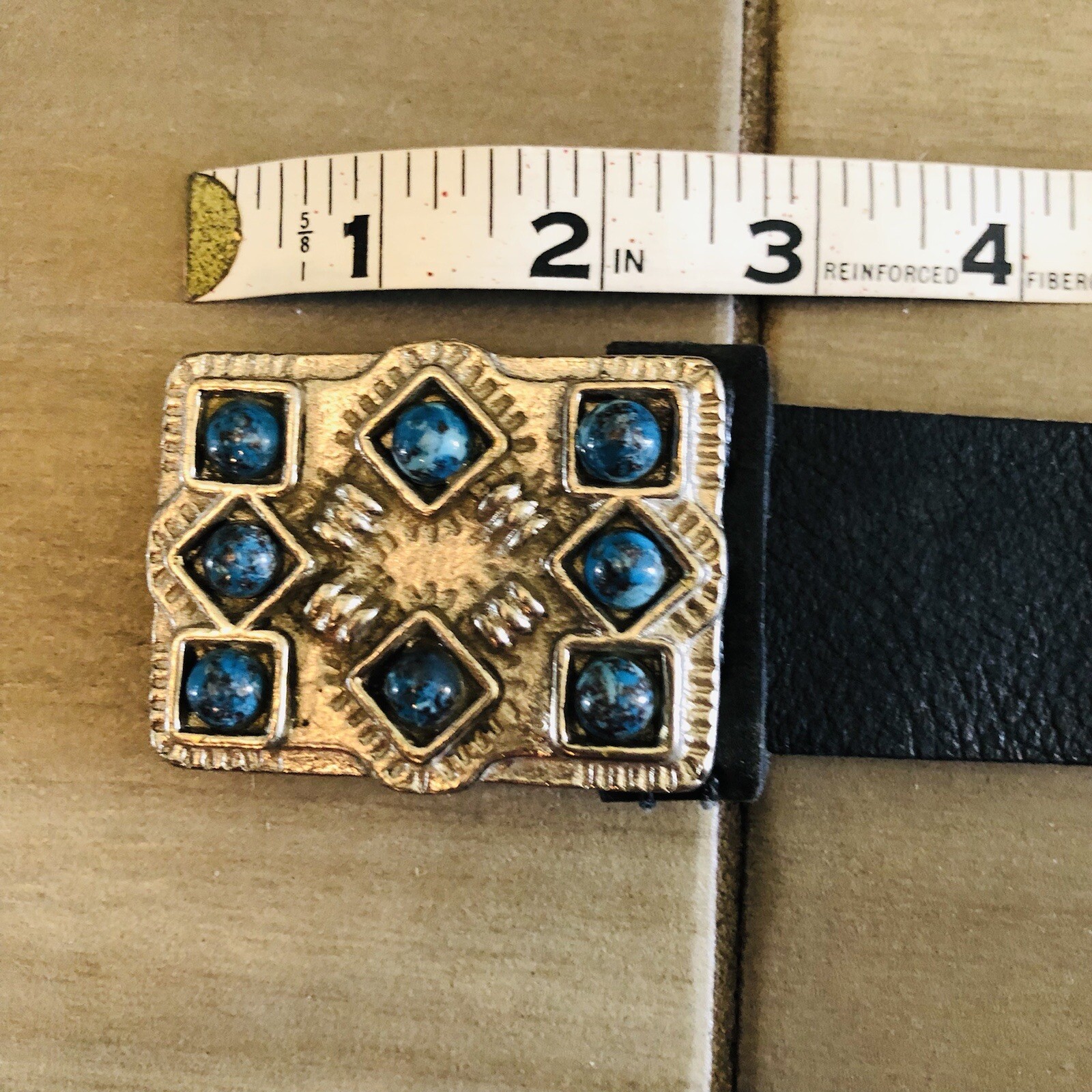 Western Style Rectangular ￼Silver Buckle Buckle w… - image 8