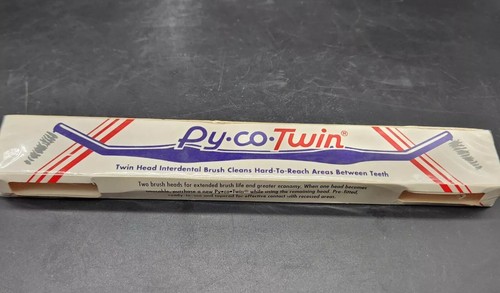 Py Co Twin Head Interdental Brush, Sealed Tapered Dental Toothbrush Made In UK