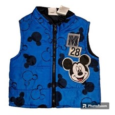 Disney Mickey Mouse Puffer Vest Size 12M