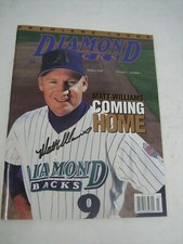 MATT WILLIAMS 98 SIGNED DIAMONDBACKS MAGAZINE 1998 PREMIER ISSUE MLB BASEBALL AZ