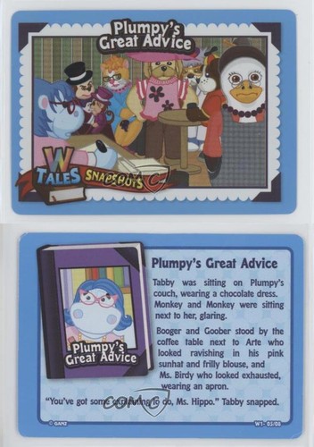 2007 Webkinz Series 2 W-Tales Snapshots Plumpy's Great Advice #W1-05/08 e6j - Picture 3 of 3