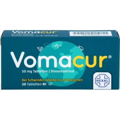 HEXAL AG VOMACUR Tabletten 20 St PZN 03815234