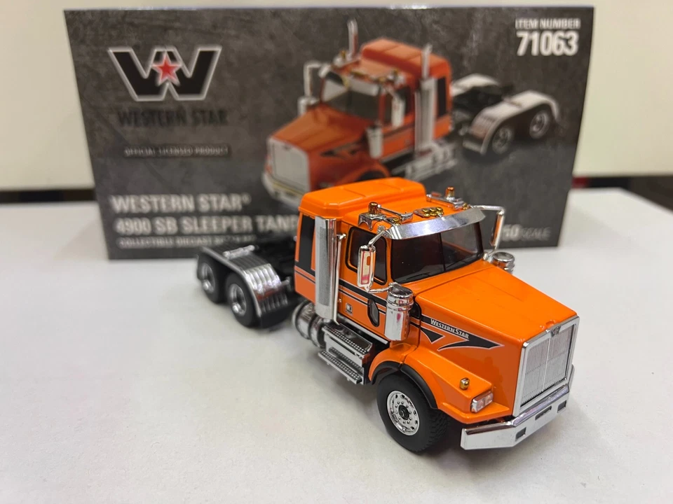 Diecast Masters Western Star 4900 Sb Sleeper Tandem Tractor 1:50 Metal DM71063 - Image 3 of 4