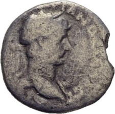 Kappadokien Hadrian Hemidrahme 13 mm / 0,9 g Silber  Original M&uuml;nze #DRK145