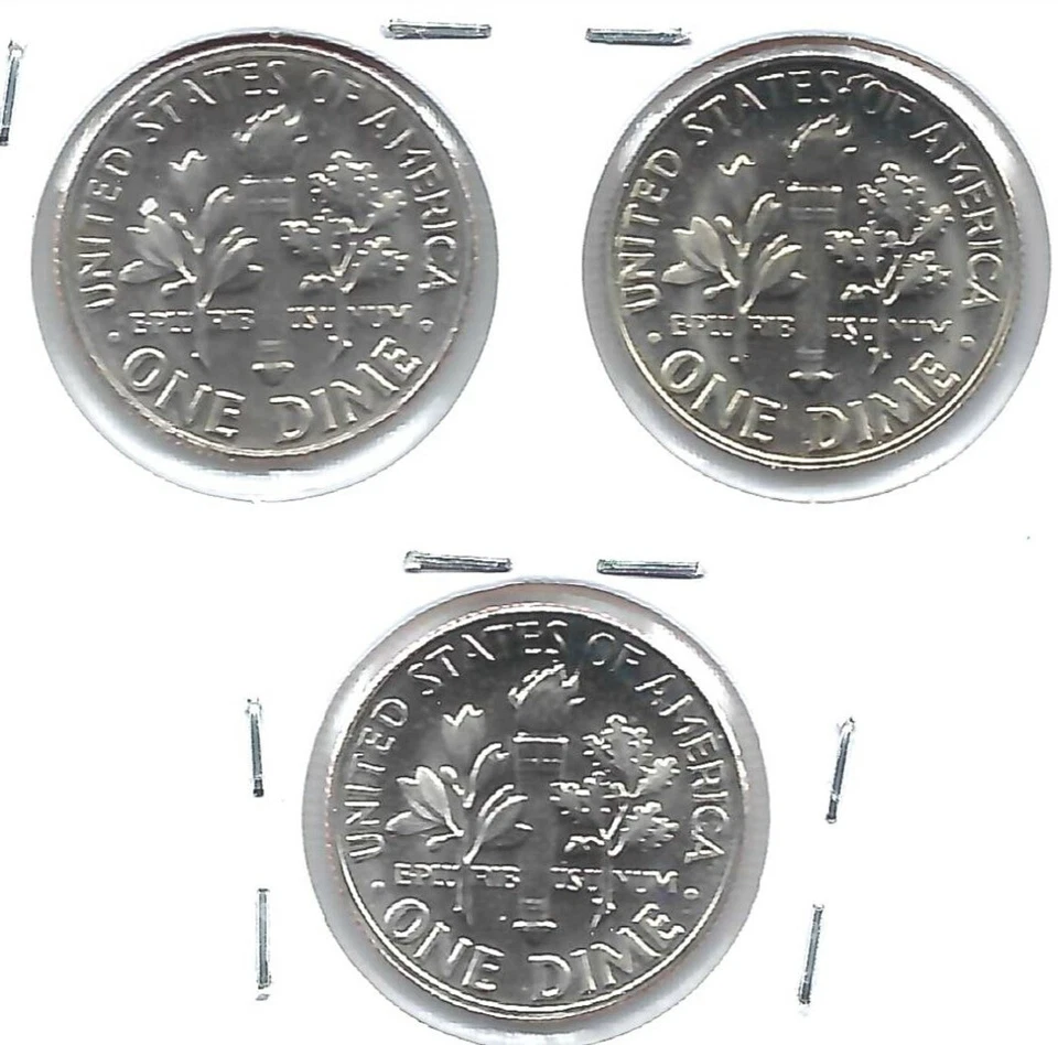 1965+1966+1967 Philadelphia Three Proof Like SMS Roosevelt Dimes! - Image 2 of 2