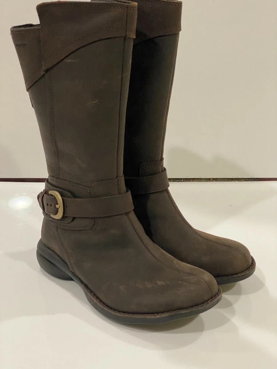 merrell captiva buckle down waterproof boot ladies