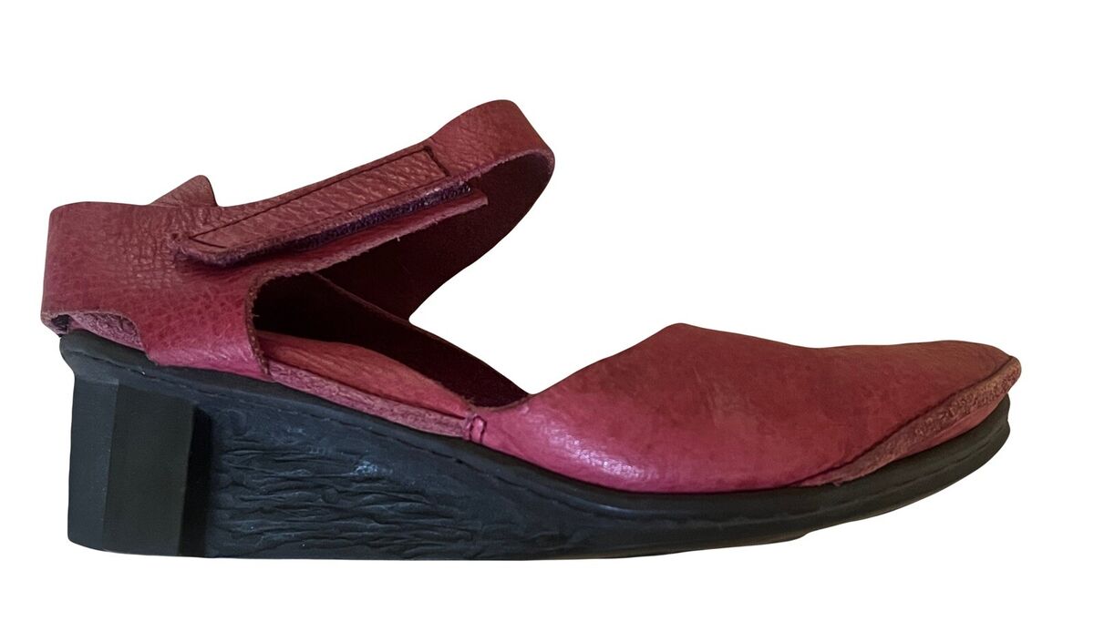 Trippen Edel Platform Wedge Shoes Women's 39 US 8.5 Red Trippen Edel Platform Wedge Shoes Women's 39 US 8.5 Red