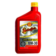 Schaeffer Motor Oil 0703-012 Supreme 7000™ Synthetic Plus 10W-30 - 1qt