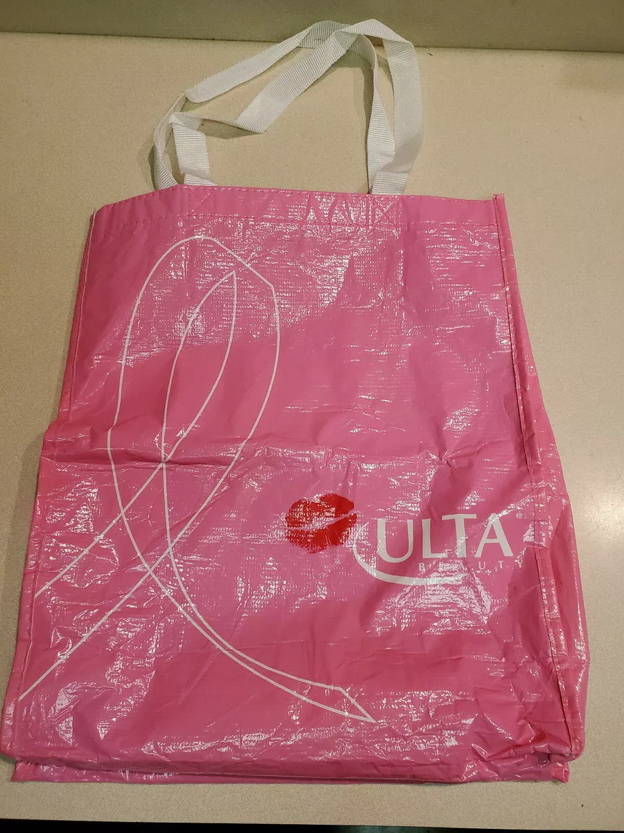 Ulta Beauty Breast Cancer Reusable Shopping Bag Tote Pink