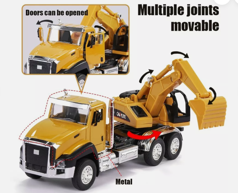 150 Engineering Construction Diecast Excavator Truck Car Vehicle Toys