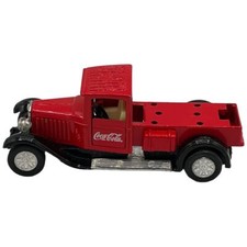 Vintage Coca-Cola Die-Cast Truck Collectible Toy Car Red & Black