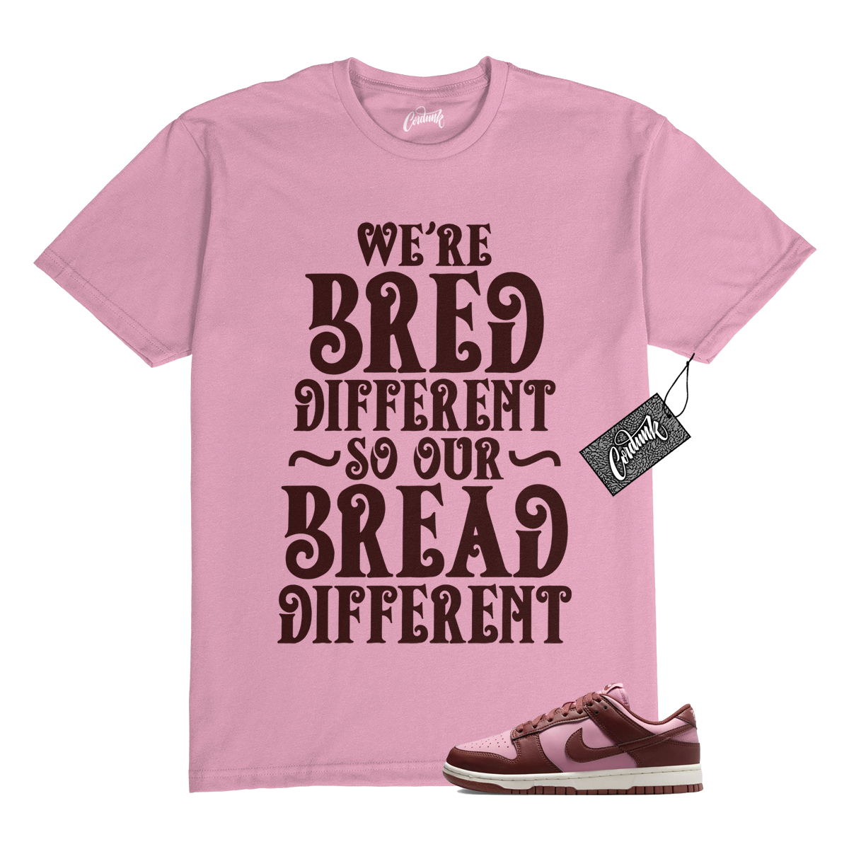 T shirt Dunk Dark Pony Elemental rosa bassa Next Nature abbinata PANE