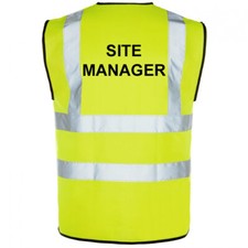 Site Manage  Hi Viz  Vest Construction Building Industrial