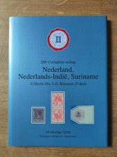 Corinphila Auction Catalogue Netherlands, Dutch Indies, Suriname Klaassen Col P2