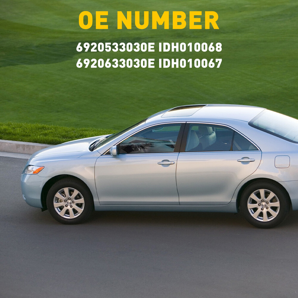 A-Premium Front Or Rear Right Passenger Side Interior Door Handle Automotive Replacement Parts Compatible With Toyota Camry 2002 2003 2004 2005 2006, Beige, Replace# 69205-33030-E