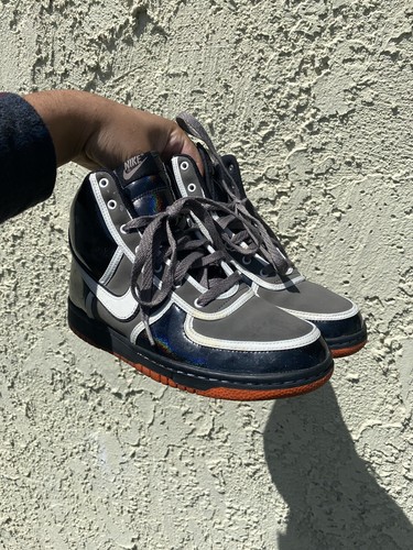 Nike Vandals High Black And Orange 